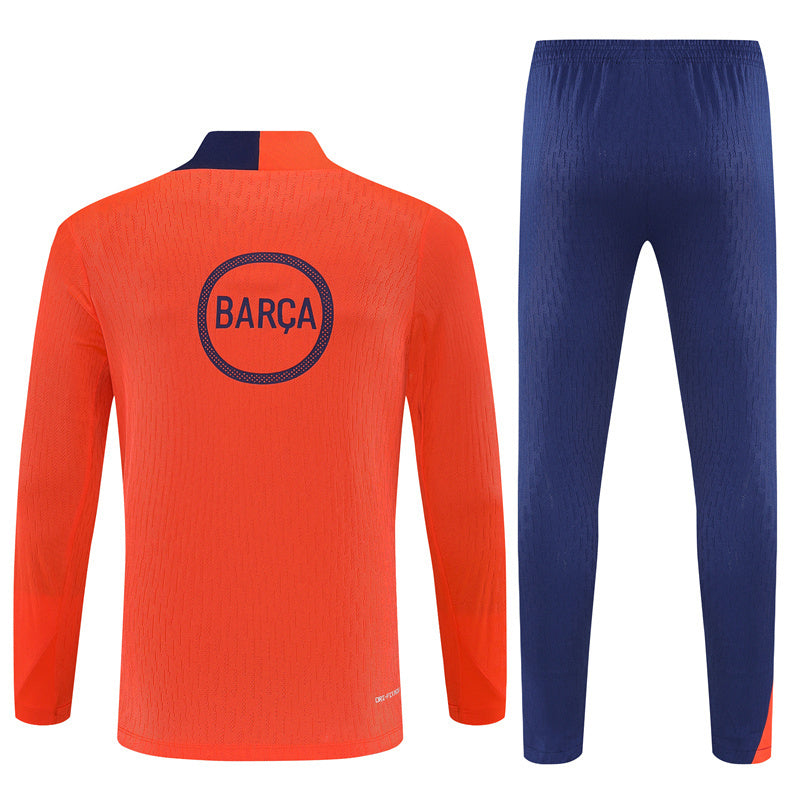 FC Barcelona 2025/26 Tracksuit Orange 1/4 Zip