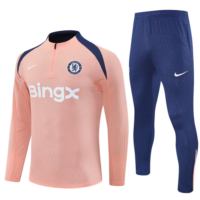 Chelsea 2025/26 Tracksuit Baby Pink 1/4 Zip