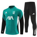 Liverpool 2025/26 Tracksuit Green 1/4 Zip