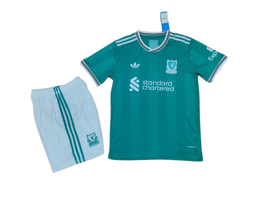 Liverpool 2025/26 Third Kit Kids Set