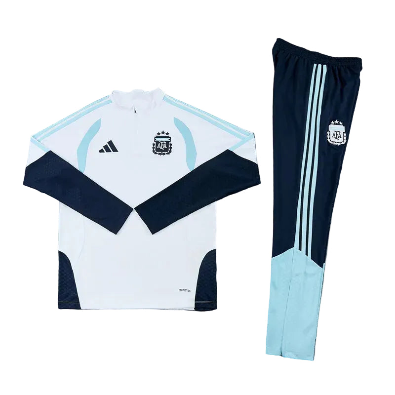 Argentina 2026/27 Tracksuit White 1/4 Zip