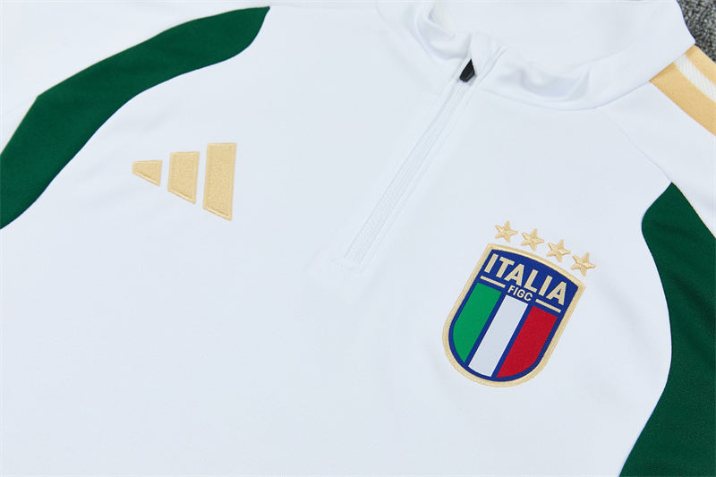 Italy 2026/27 Tracksuit White 1/4 Zip