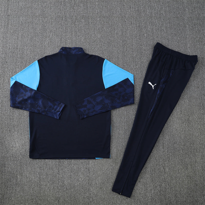 Olymique Marseille 2025/26 Tracksuit Blue 1/4 Zip