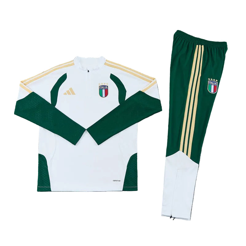 Italy 2026/27 Tracksuit White 1/4 Zip