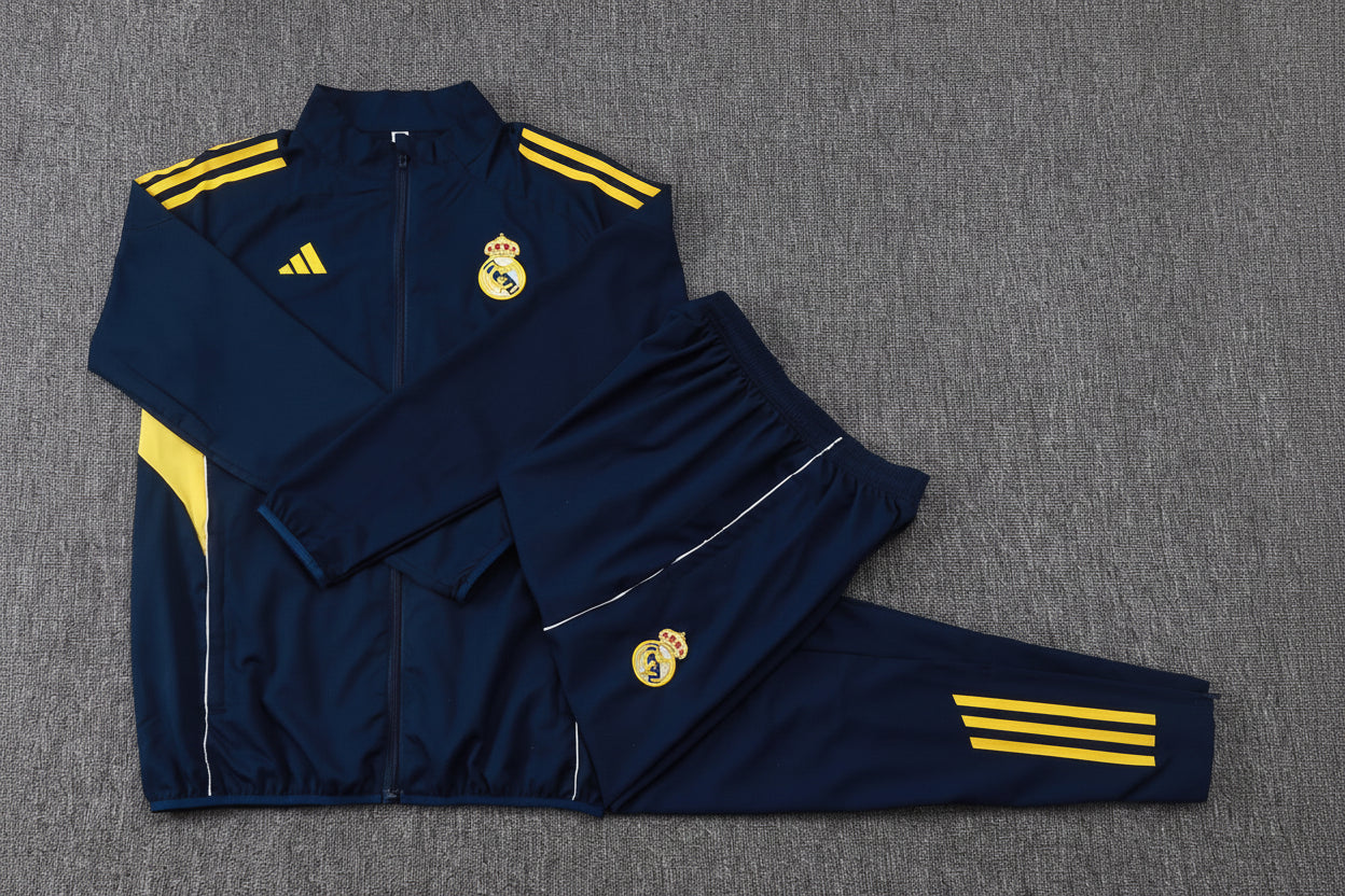 Real Madrid 2025/26 Tracksuit Navy Blue