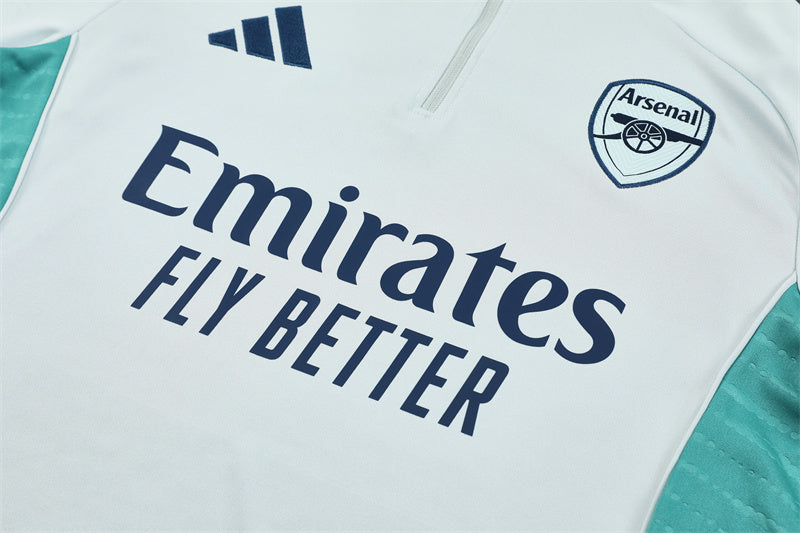 Arsenal 2025/26 Tracksuit Baby Blue 1/4 Zip