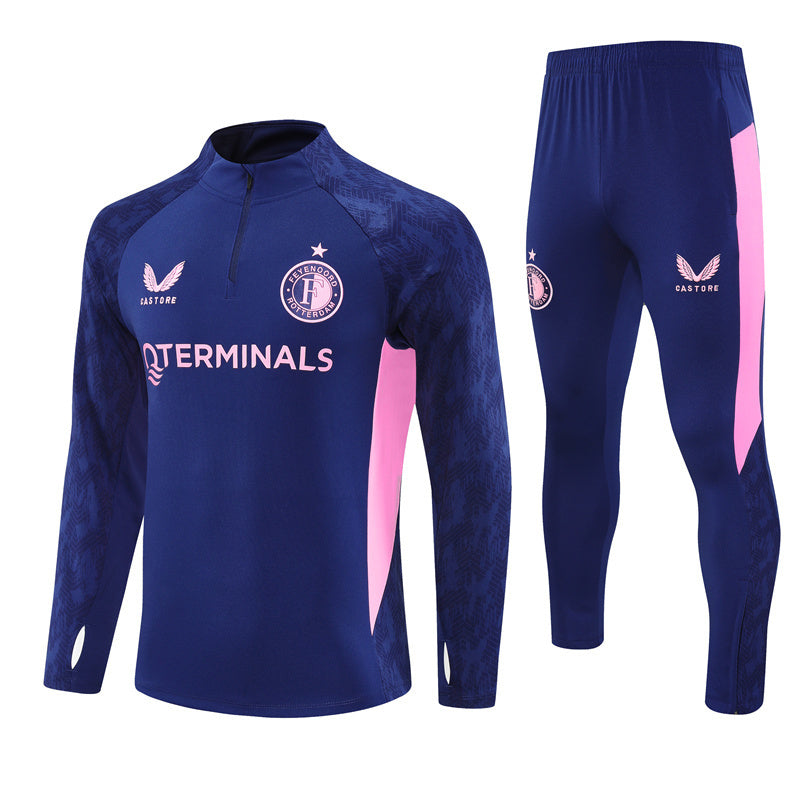 Feyenoord 2025/26 Tracksuit Purple 1/4 Zip