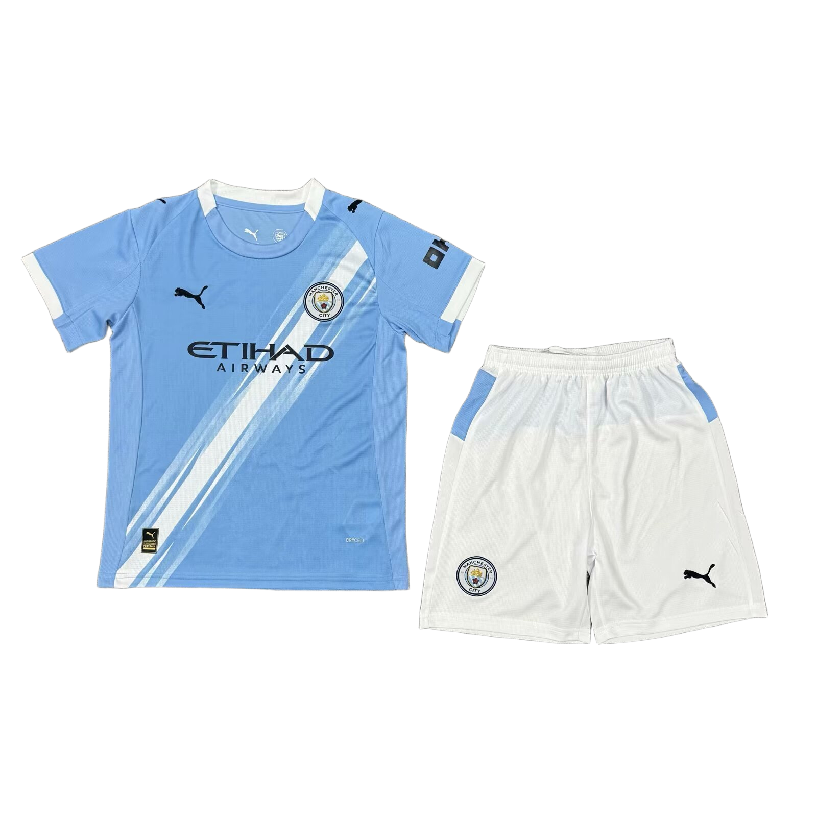 Manchester City 2025/26 Home Kit Kids Set