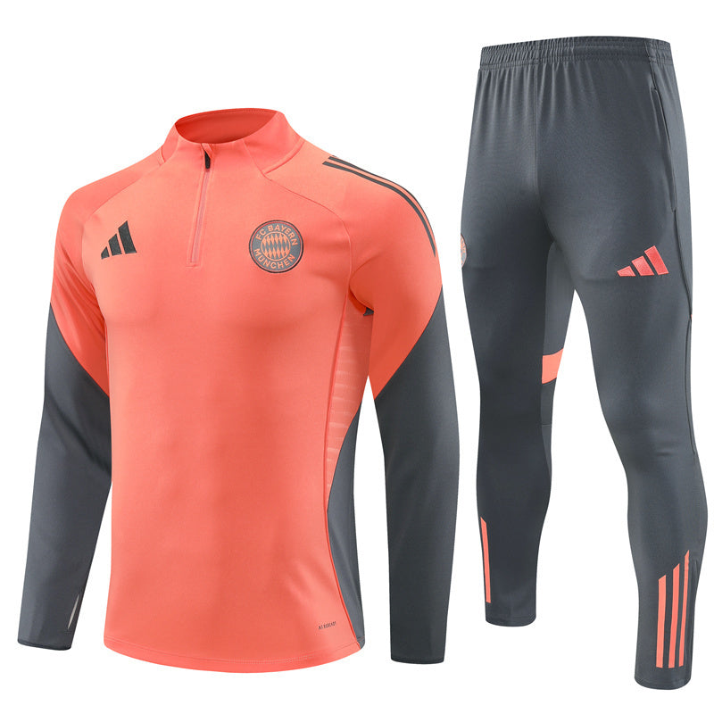 FC Bayern Münich 2025/26 Tracksuit Orange 1/4 Zip