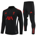 Liverpool 2025/26 Tracksuit Black 1/4 Zip