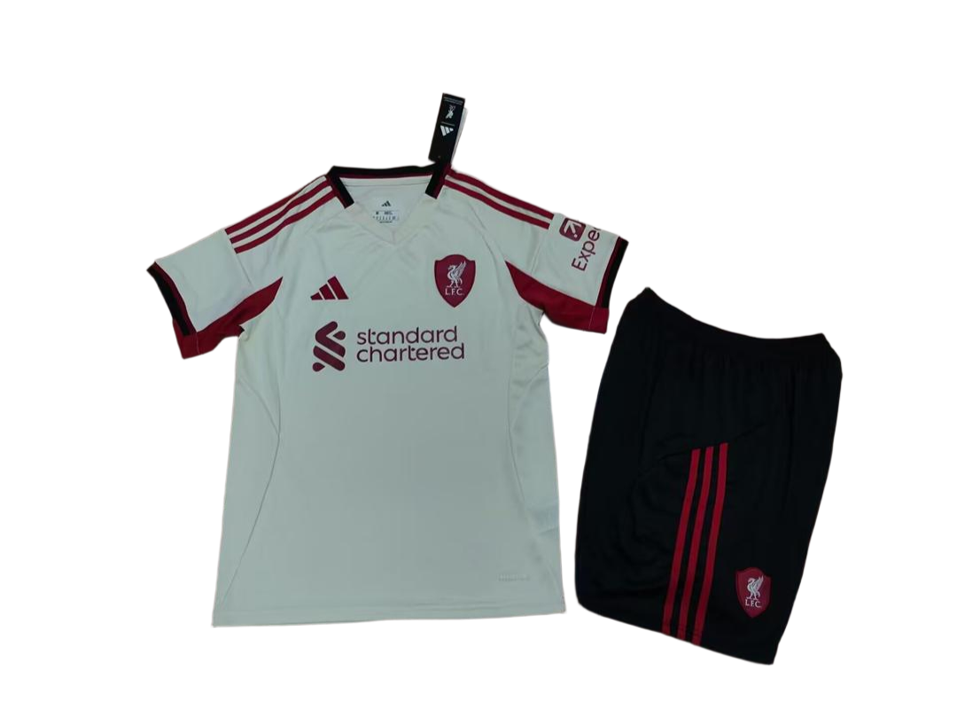 Liverpool 2025/26 Away Kit Kids Set