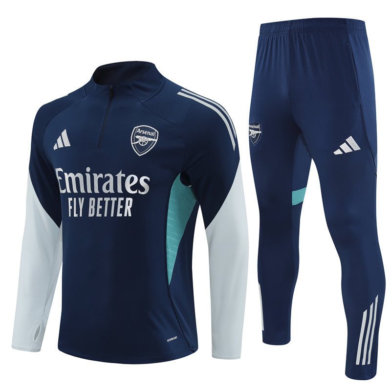 Arsenal 2025/26 Tracksuit Dark Blue 1/4 Zip