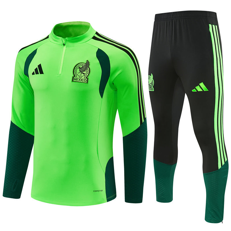 Mexico 2026/27 Tracksuit 1/4 Zip Green