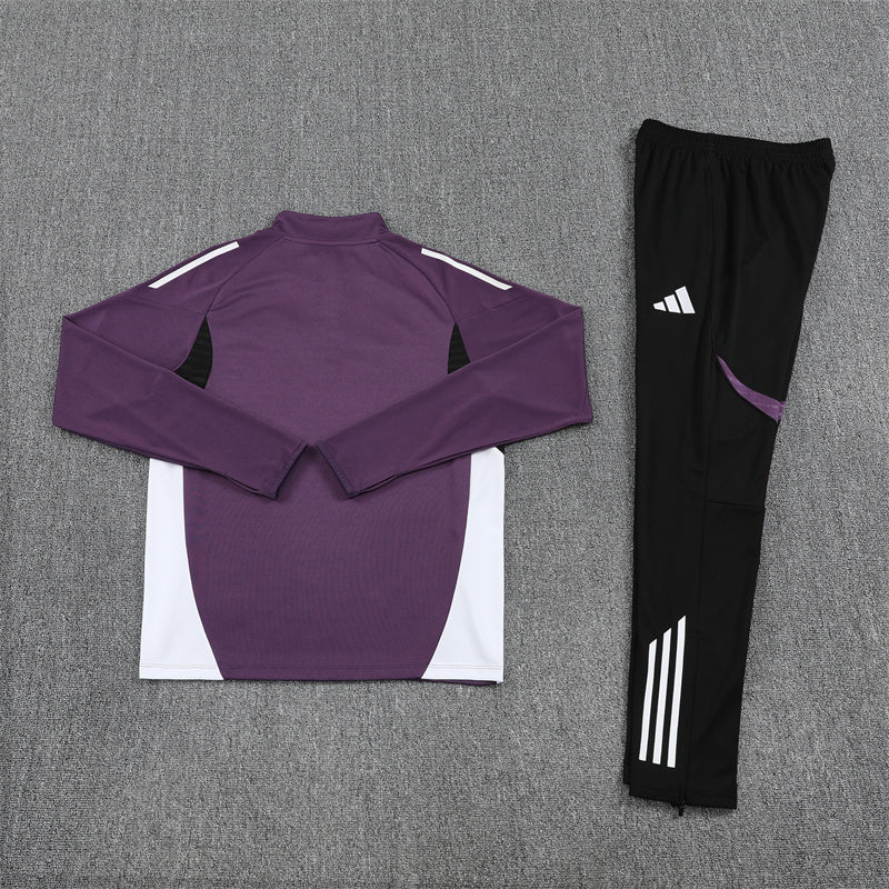 Manchester United 2025/26 Tracksuit Purple 1/4 Zip