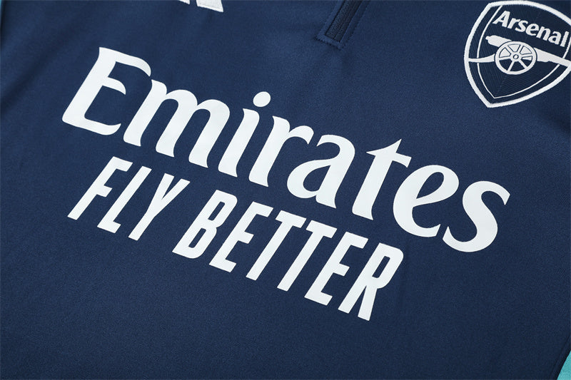 Arsenal 2025/26 Tracksuit Dark Blue 1/4 Zip