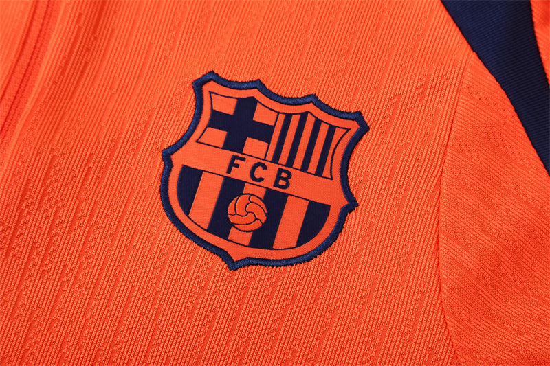 FC Barcelona 2025/26 Tracksuit Orange 1/4 Zip