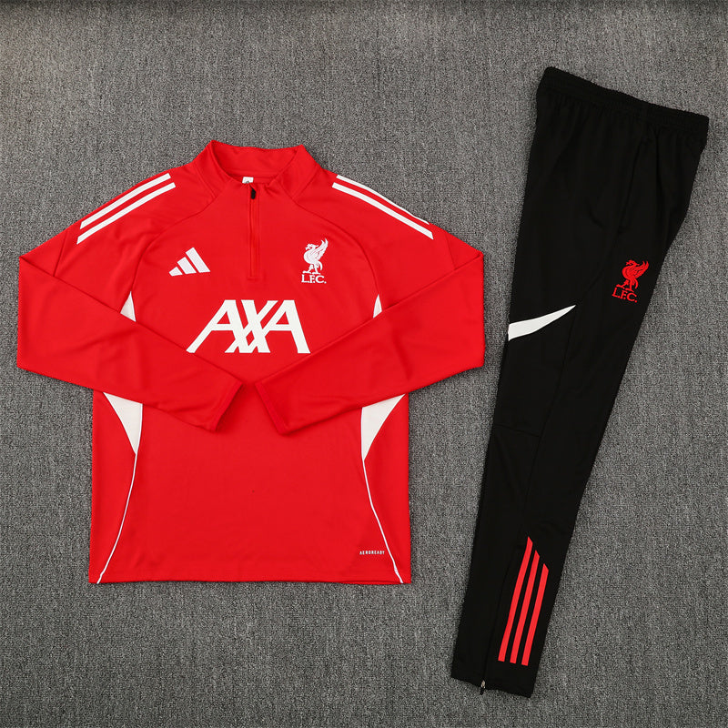 Liverpool 2025/26 Tracksuit Red 1/4 Zip