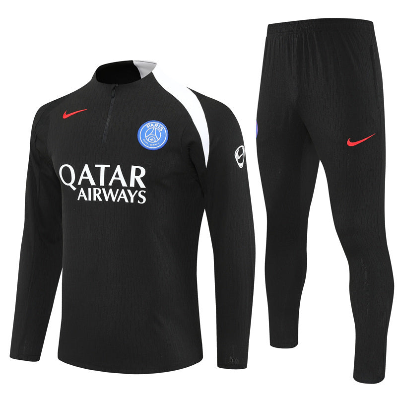 Paris Saint-Germain 2025/26 Tracksuit Black 1/4 Zip