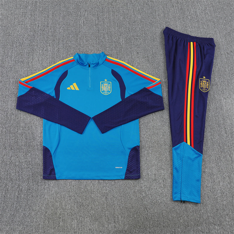Spain 2026/27 Tracksuit Blue 1/4 Zip