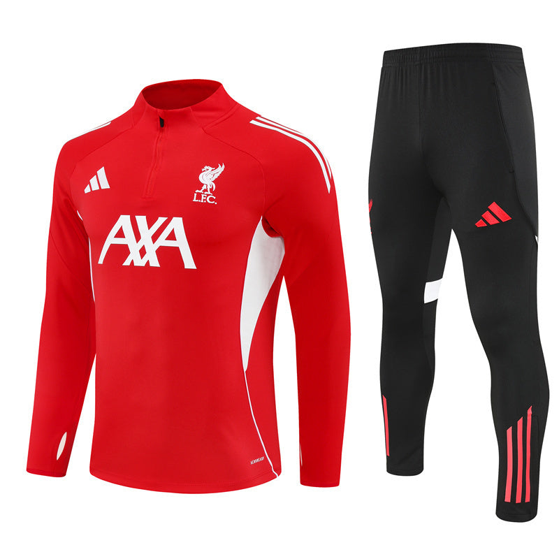 Liverpool 2025/26 Tracksuit Red 1/4 Zip