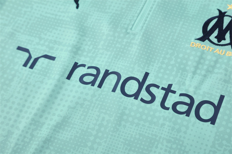 Olymique Marseille 2025/26 Tracksuit Baby Blue 1/4 Zip