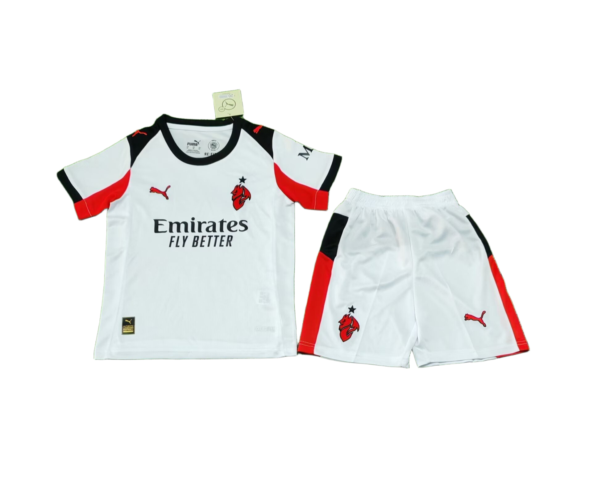 AC Milan 2025/26 Away Kit Kids Set