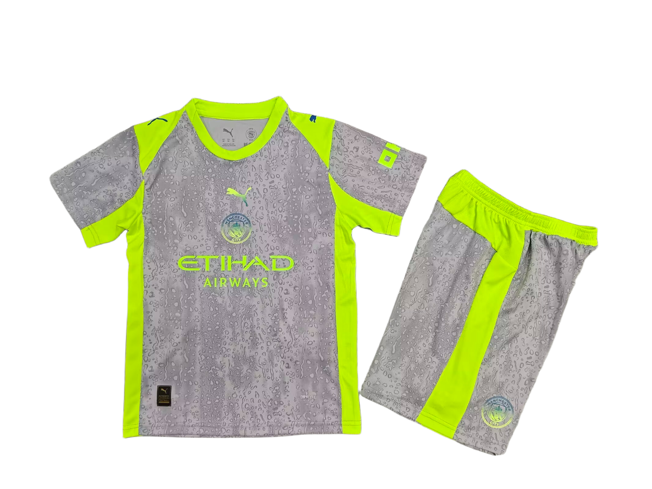 Manchester City 2025/26 Fourth Kit Kids Set
