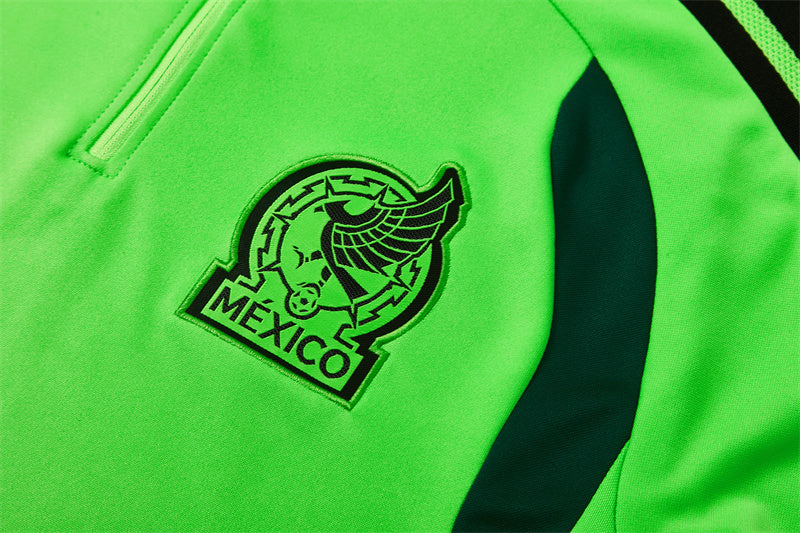 Mexico 2026/27 Tracksuit 1/4 Zip Green