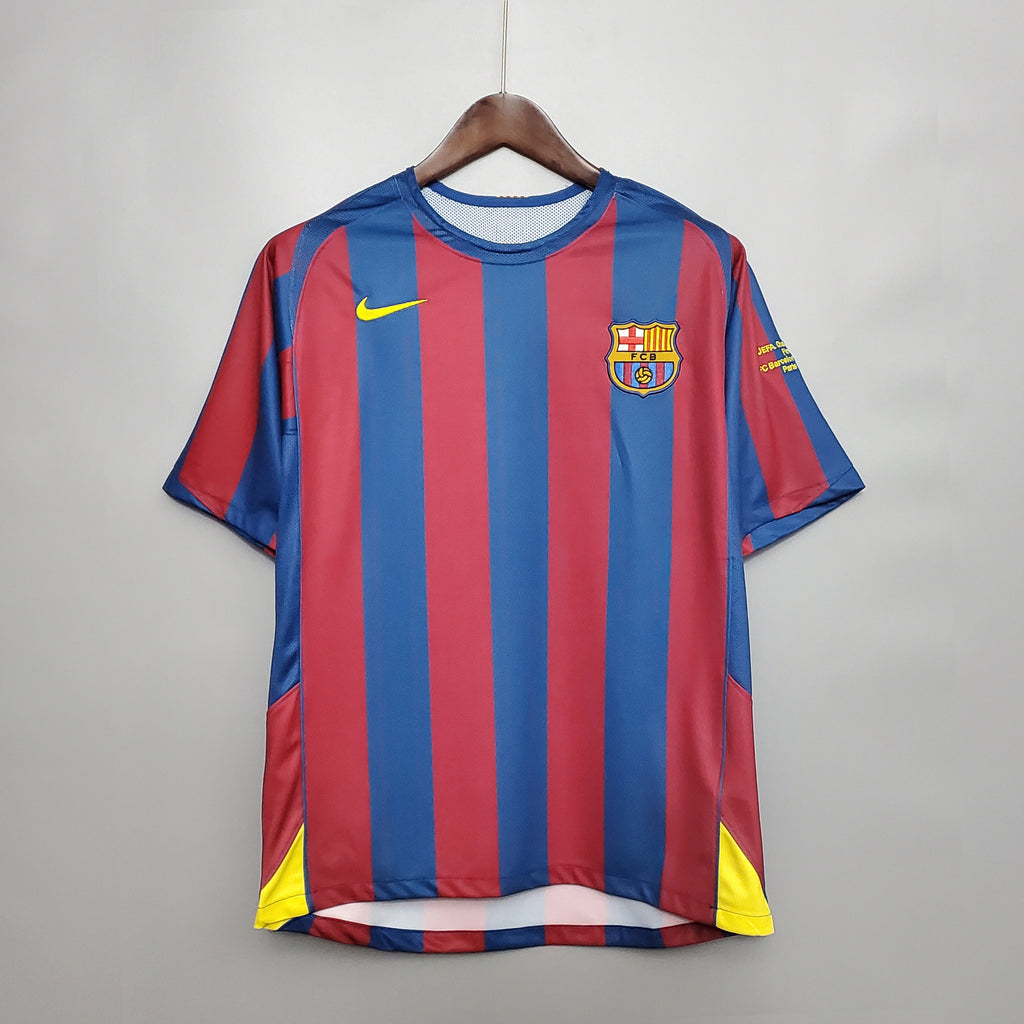 FC Barcelona 2005/06 Retro Home Kit UCL Final