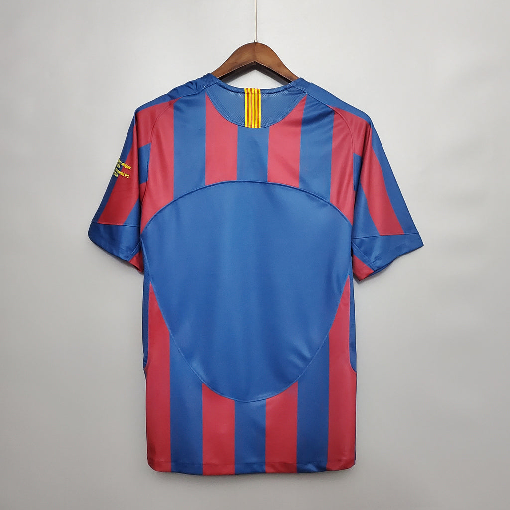 FC Barcelona 2005/06 Retro Home Kit UCL Final