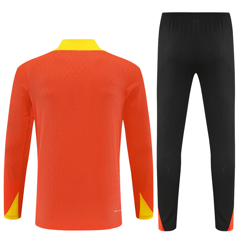 Brazil 2025/26 Tracksuit Orange 1/4 Zip