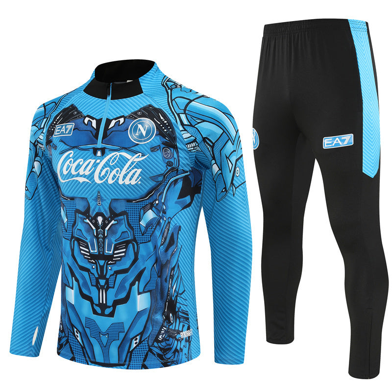SSC Napoli 2025/26 Tracksuit Blue 1/4 Zip
