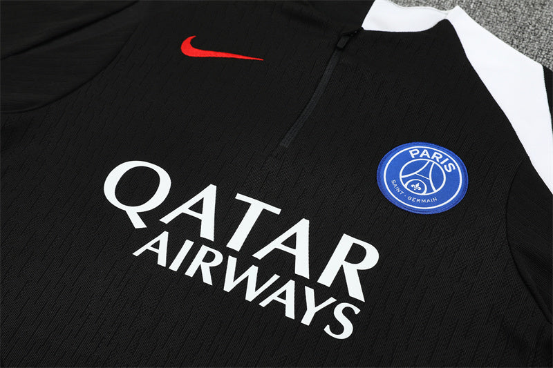 Paris Saint-Germain 2025/26 Tracksuit Black 1/4 Zip