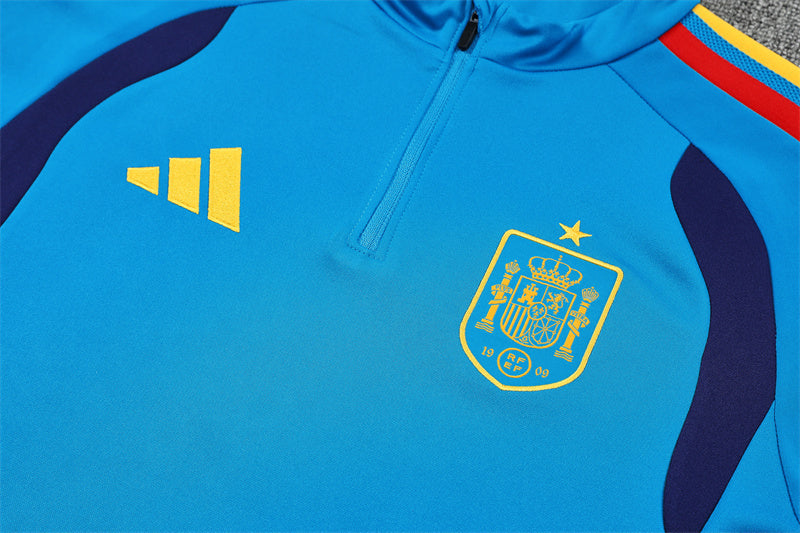 Spain 2026/27 Tracksuit Blue 1/4 Zip