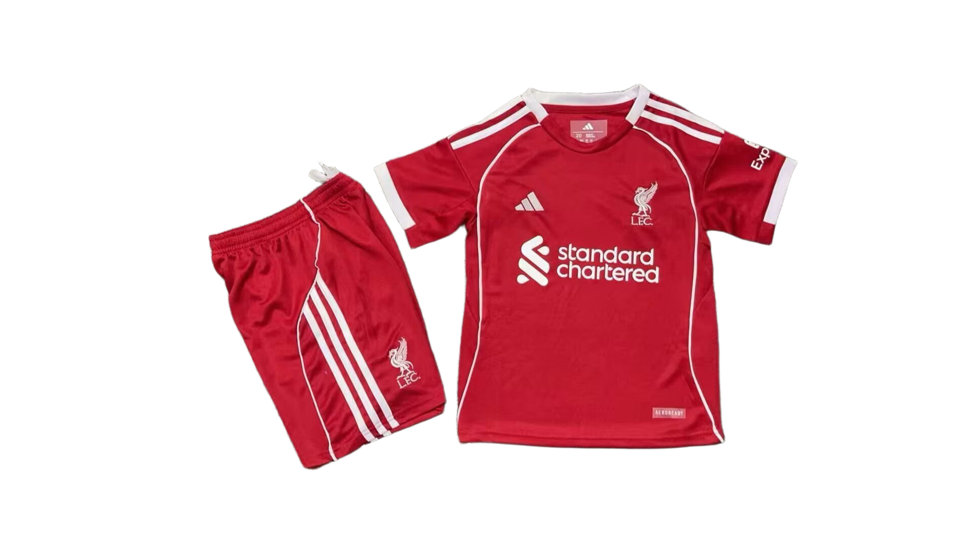 Liverpool 2025/26 Home Kit Kids Set