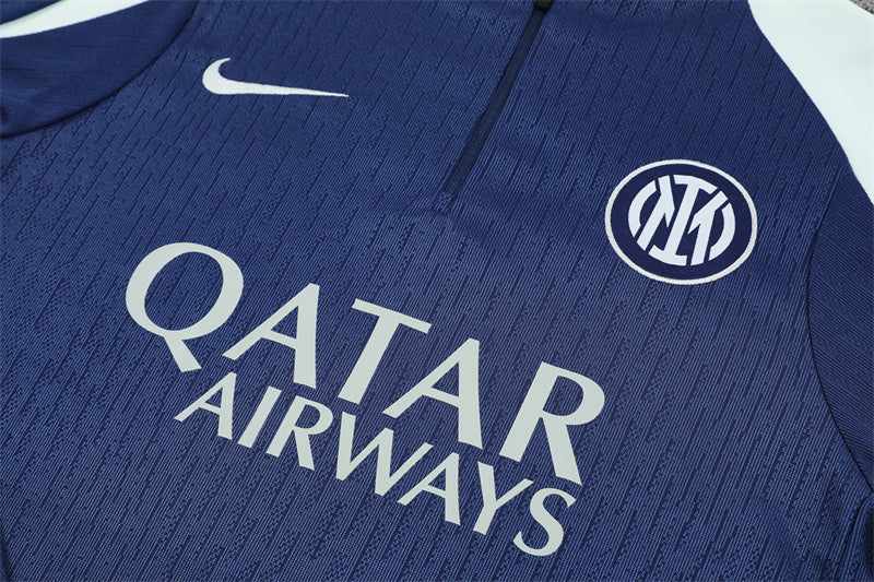 Inter Milan 2025/26 Tracksuit Blue 1/4 Zip