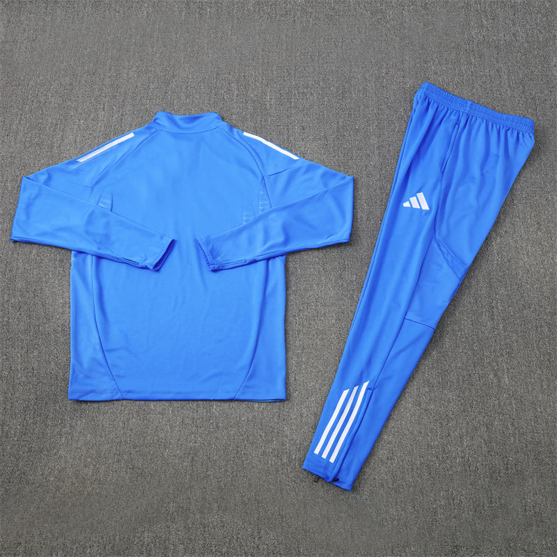 Real Madrid 2025/26 Tracksuit Blue 1/4 Zip