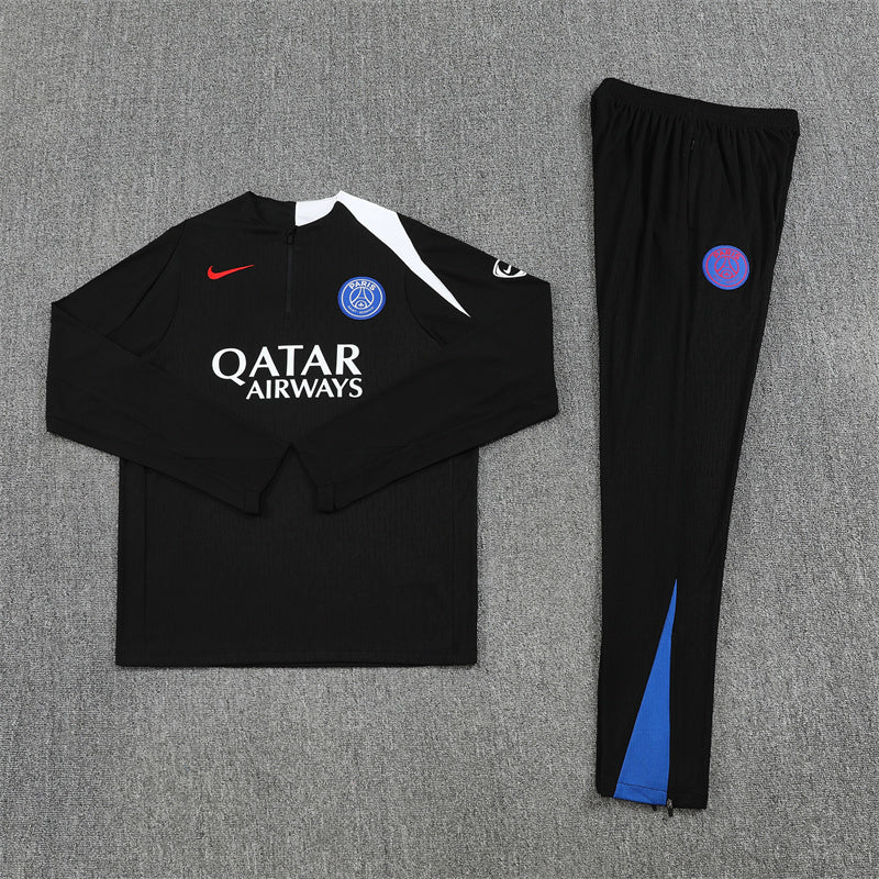 Paris Saint-Germain 2025/26 Tracksuit Black 1/4 Zip