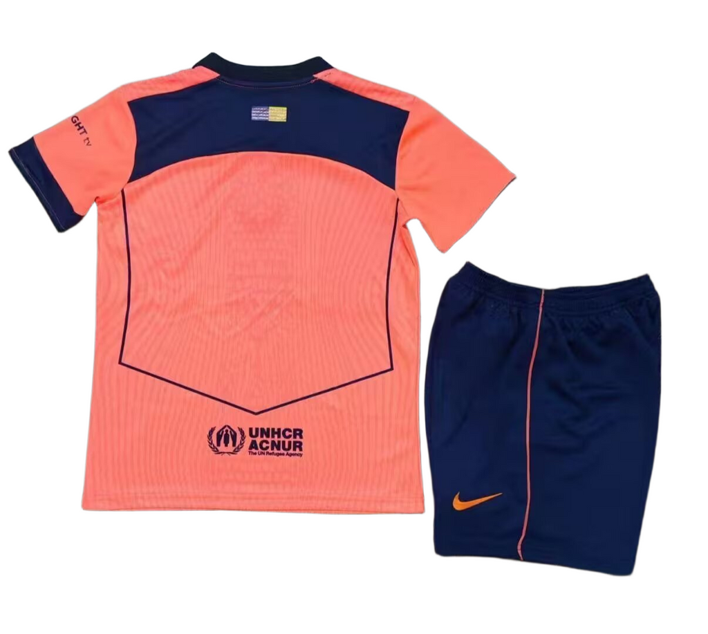 FC Barcelona 2025/26 Third Kit Kids Set
