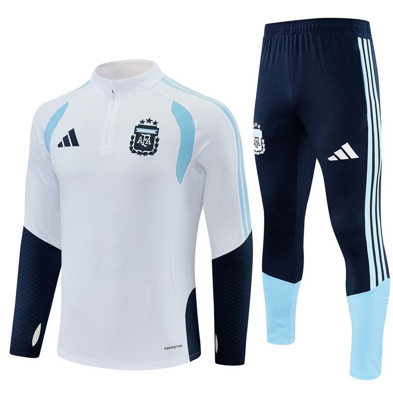 Argentina 2026/27 Tracksuit White 1/4 Zip