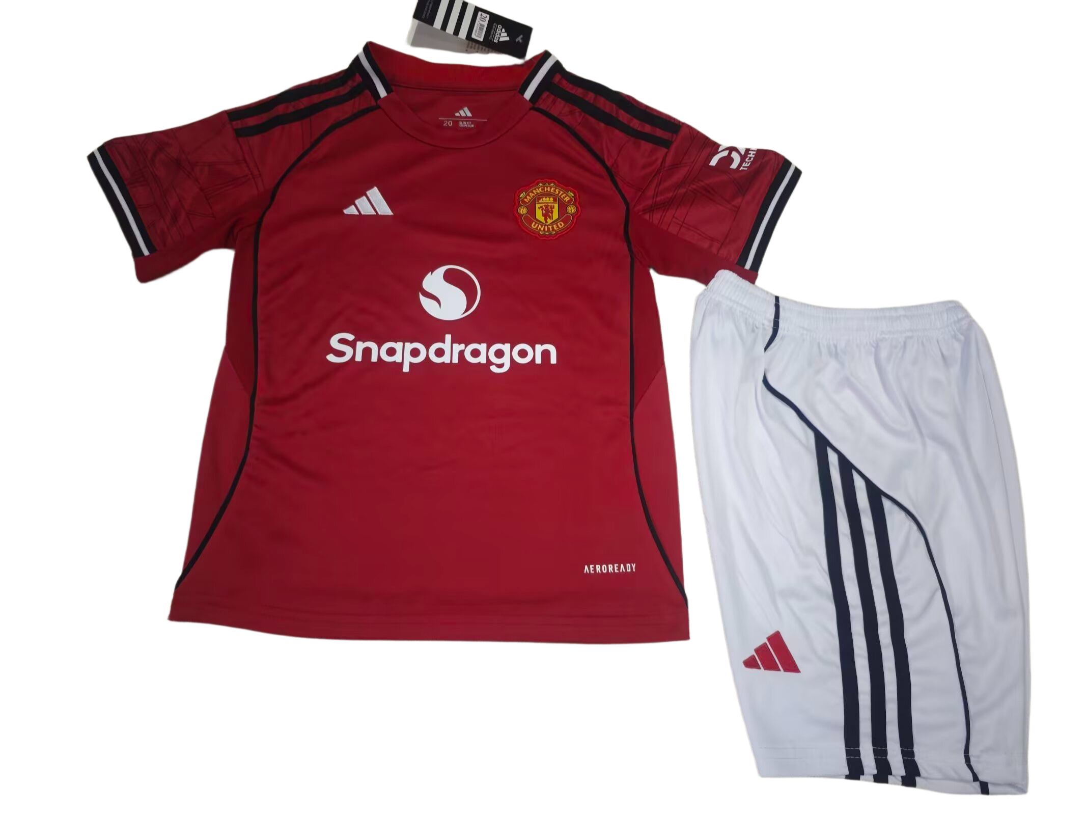 Manchester United 2025/26 Home Kit Kids Set