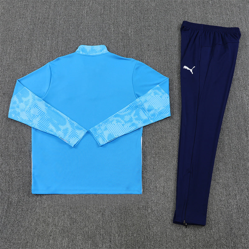 Manchester City 2025/26 Tracksuit Blue 1/4 Zip
