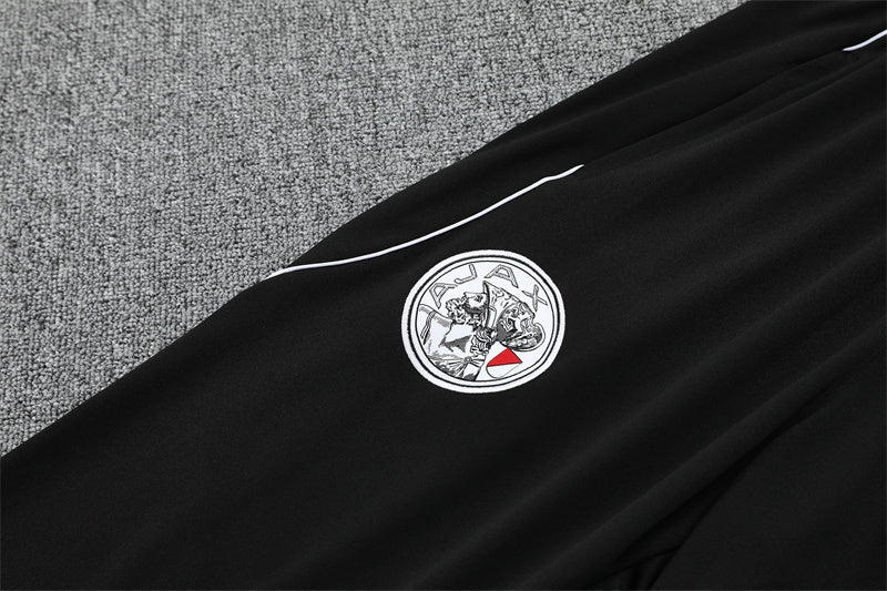 Ajax Amsterdam 2025/26 Tracksuit Black 1/4 Zip