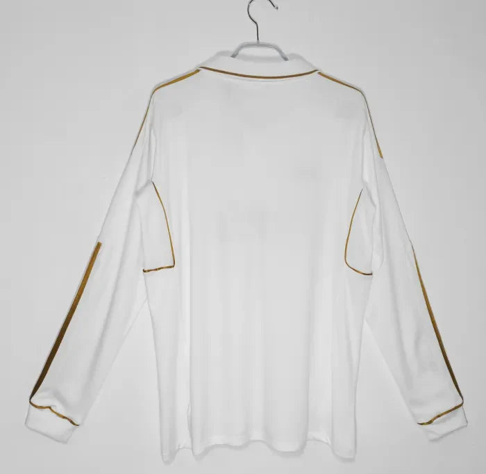 Real Madrid 2011/12 Retro Home Kit Long Sleeve